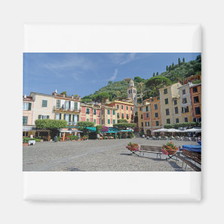 Íman Portofino, Itália. Praça da Aldeia Portofino