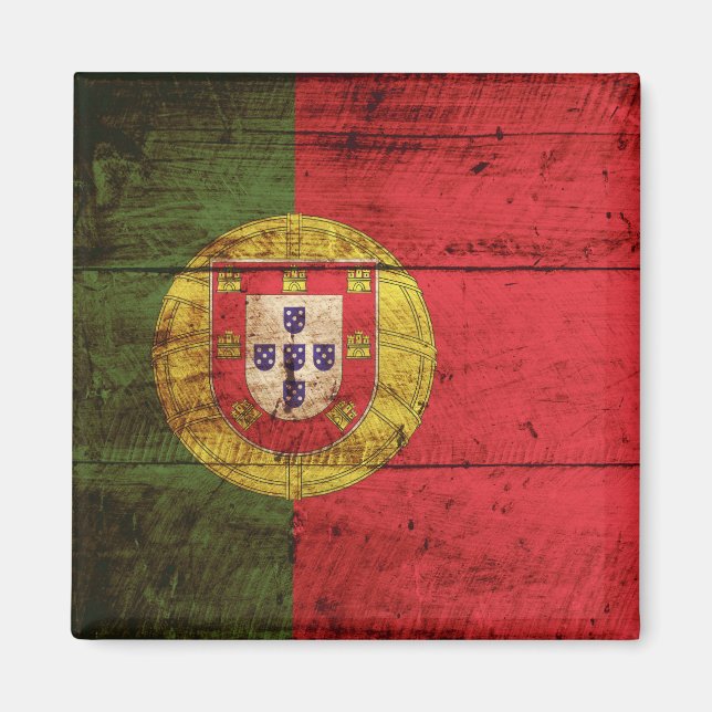 Íman Portugal Bandeira do Velho Grão de Madeira (Frente)