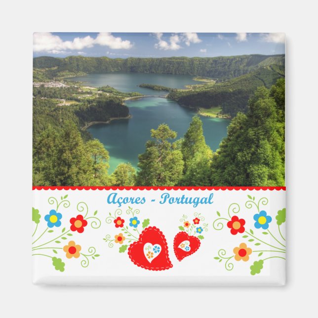 Íman Portugal em fotos - lagoa dos Açores (Frente)