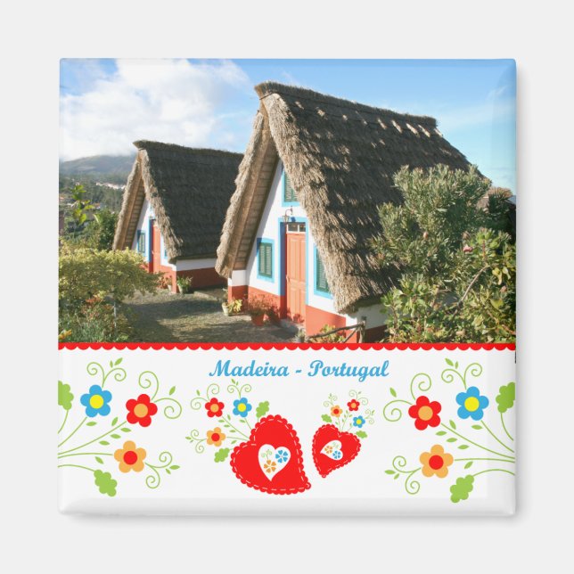 Íman Portugal em fotos - Região típica da Madeira (Frente)