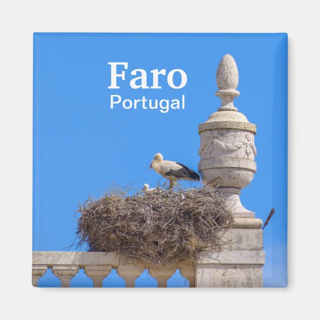 Íman Portugal Faro no Algarve Souvenir (Frente)
