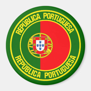 Íman Portugal Round Emblem