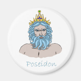 Íman Poseidon - Deus grego do ímã do mar