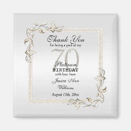 Íman Posh 70 Platinum Birthday