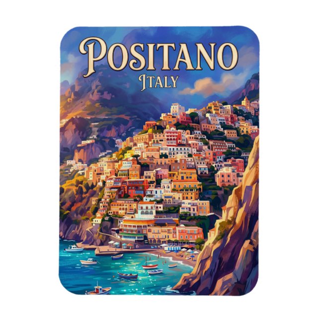 Íman Positano Itália (Vertical)