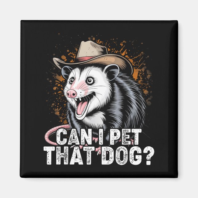 Íman Posso acariciar esse meme de cachorro amante de an (Frente)