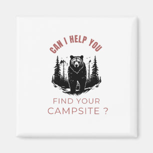 Íman Posso Ajudá-Lo A Encontrar O Seu Campsite? - Urso 