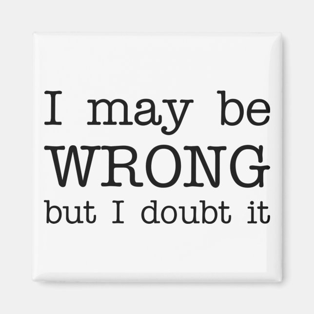 Íman Posso estar errado, mas duvido (Frente)