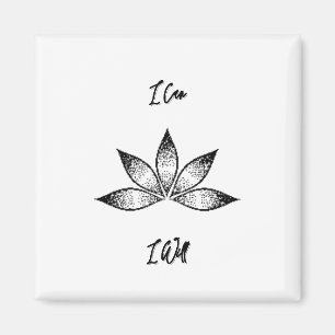 Íman Posso Inspirar Um Lotus De Determinação