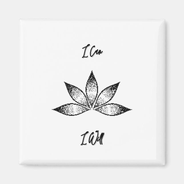 Íman Posso Inspirar Um Lotus De Determinação (Frente)