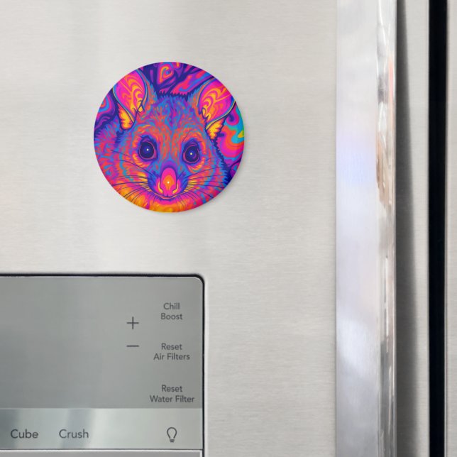 Íman possums australiano psicodélico de cauda espessa (In Situ (Fridge))