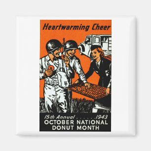 Íman Poster 1943 da rosquinha