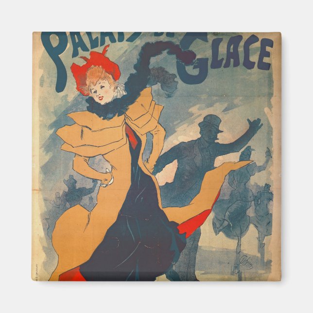 Íman Poster anunciando o Palais de Glace (Frente)