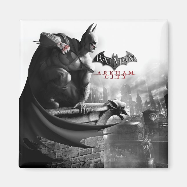 Íman POSTER CA - Ledge Batman Gargoyle (Frente)