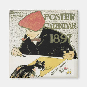 Íman Poster Calendar 1897