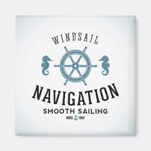 Íman Poster da navegação de Windsail