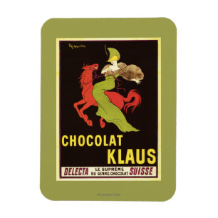 Íman Poster da propaganda de Chocolat Klaus