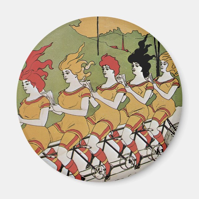 Íman Poster de Bicicleta de Mancal (Frente)