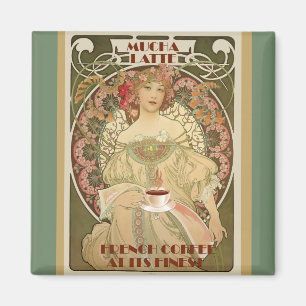 Íman Poster de café Vintage