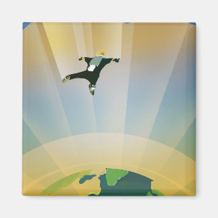 Íman Poster De Espaço Retroativo - A Gravidade De Uma S