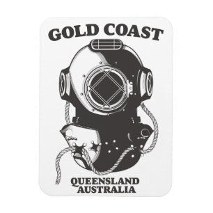 Íman poster de mergulho na Austrália na costa Dourada