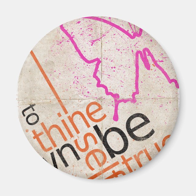 Íman Poster de Motivação (Frente)