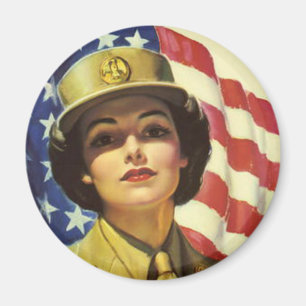 Íman Poster de recrutamento de WAC