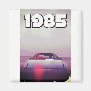 Íman poster de supercarro de 1985