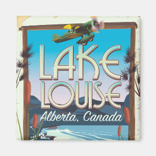 Íman Poster de viagens de Lake Louise, Alberta Canadá