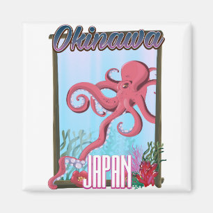 Íman poster de viagens de Okinawa no Japão