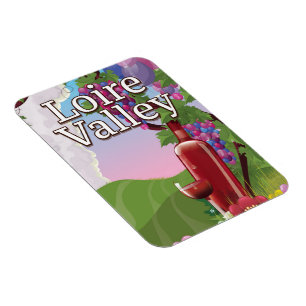 Íman poster de viagens de vinho do Vale do Loire
