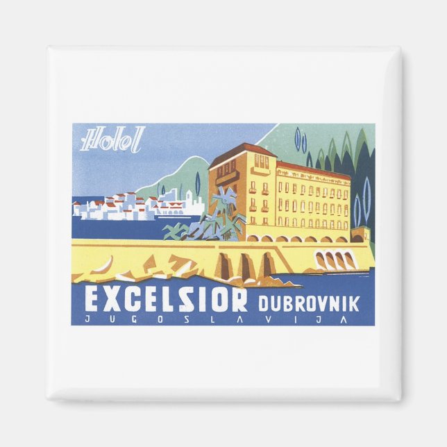 Íman Poster de viagens Excelsior Dubrovnik (Frente)
