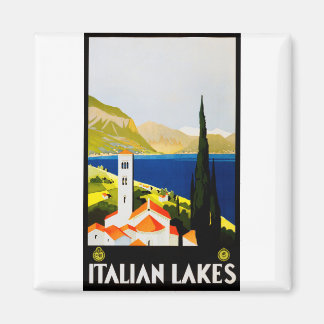 Íman poster de viagens italiano de lagos