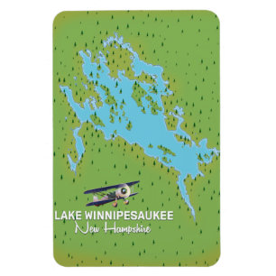 Íman poster de viagens Lake Winnipesaukee New Hampshire