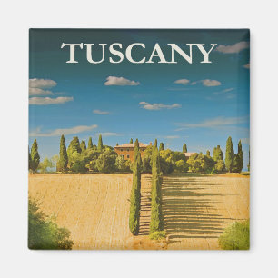 Íman Poster de viagens Toscana