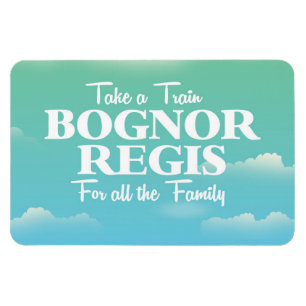 Íman poster de viagens vintage de Bognor Regis
