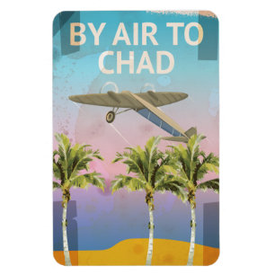Íman poster de Viagens vintage do chassi