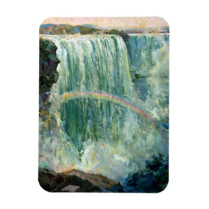 Íman Poster De viagens vintage Para Quedas De Niagara