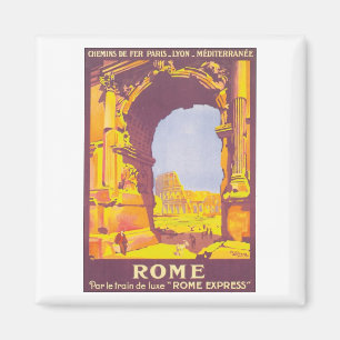 Íman Poster de viagens Vintage Roma