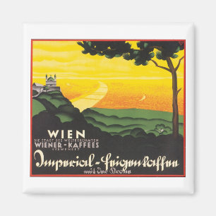 Íman Poster de viagens Wien