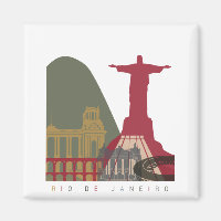 Poster do horizonte do Rio de Janeiro