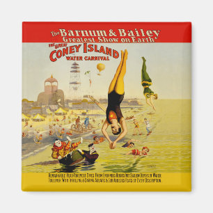 Íman Poster do secundário de Coney Island