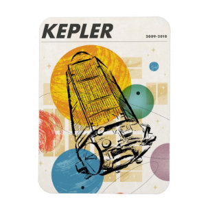 Íman Poster do telescópio espacial Kepler.