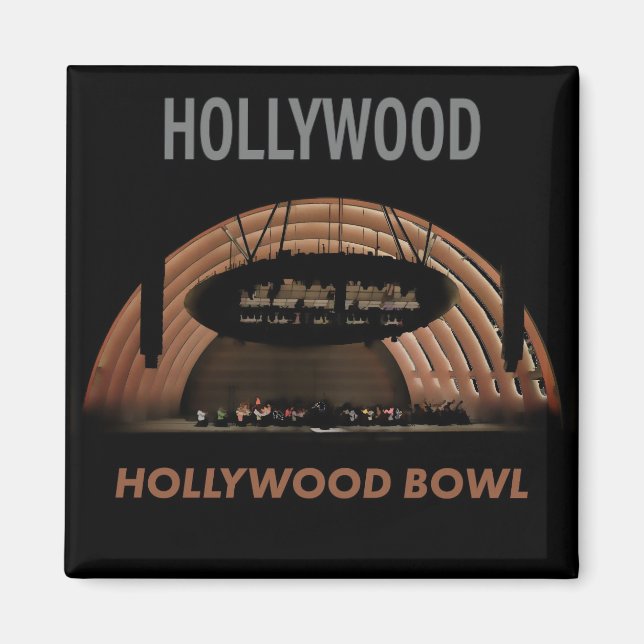Íman Poster Hollywood Blvd. Ímã (Frente)