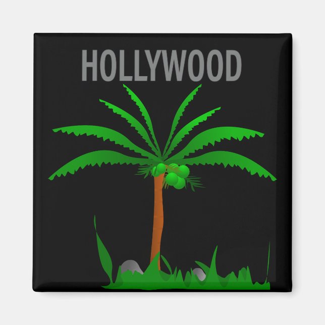 Íman Poster Hollywood Blvd. Ímã (Frente)