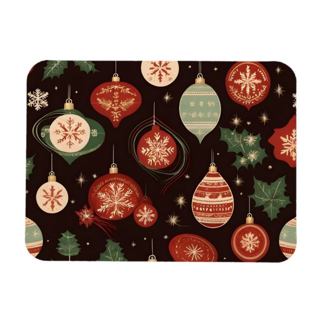 Íman poster natal vintage (Horizontal)