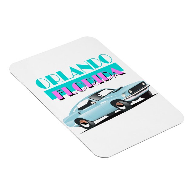 Íman Poster Orlando Flórida 80 (Lado Direito)