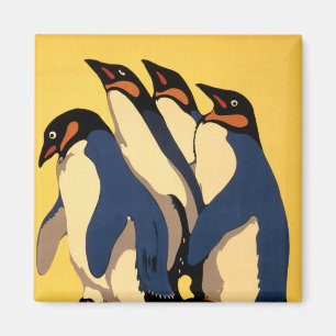 Íman Poster Para O Transporte De Metrô Para O Zoológico