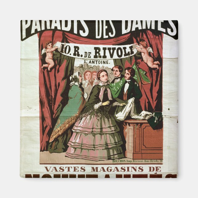 Íman Poster publicando 'Au Paradis des Dames' (Frente)