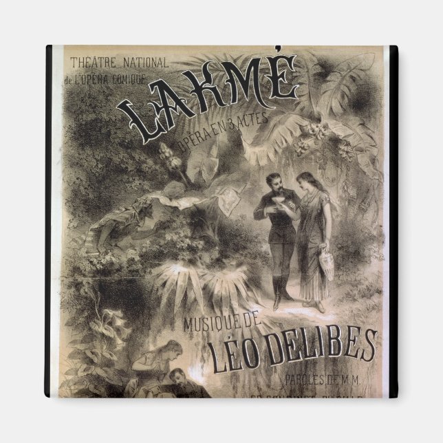 Íman Poster publicando 'Lakme' (Frente)